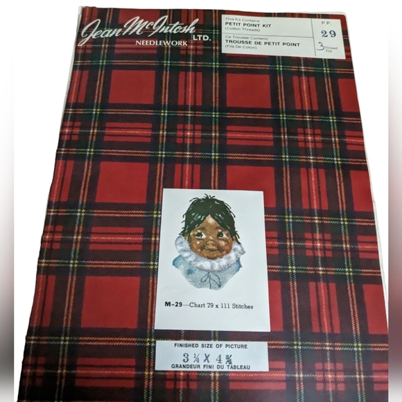 Jean McIntosh Petit point kits. New.  Excellent condition - Picture 2 of 3